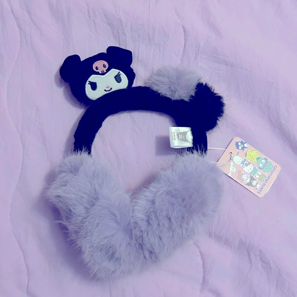 Kuromi Earmuffs with Bonus